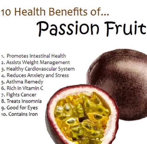 passion fruit benefits for many bodies